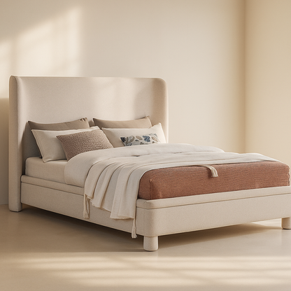 Penny Boucle Fabric Bed