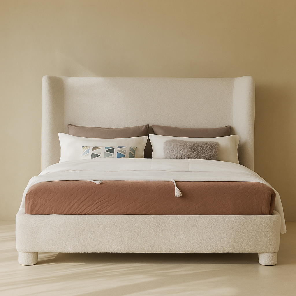 Penny Boucle Fabric Bed