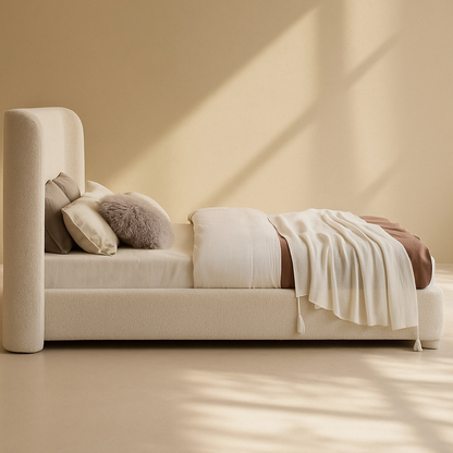 Penny Boucle Fabric Bed