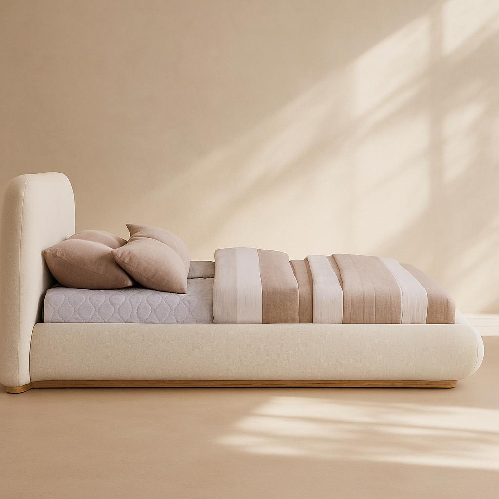 Vaughn Linen Fabric Bed