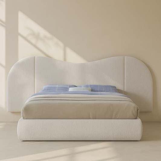 Everest Boucle Fabric Bed