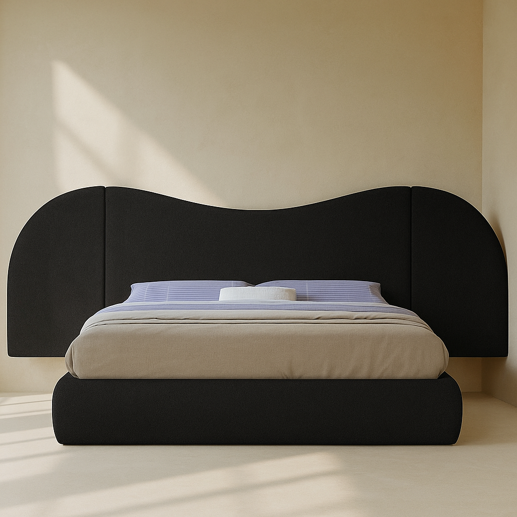 Everest Boucle Fabric Bed