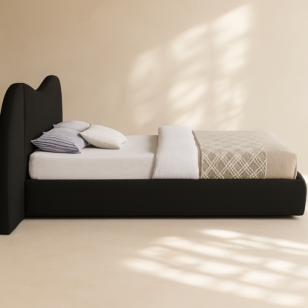 Everest Boucle Fabric Bed