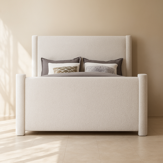 Elias Boucle Fabric Bed