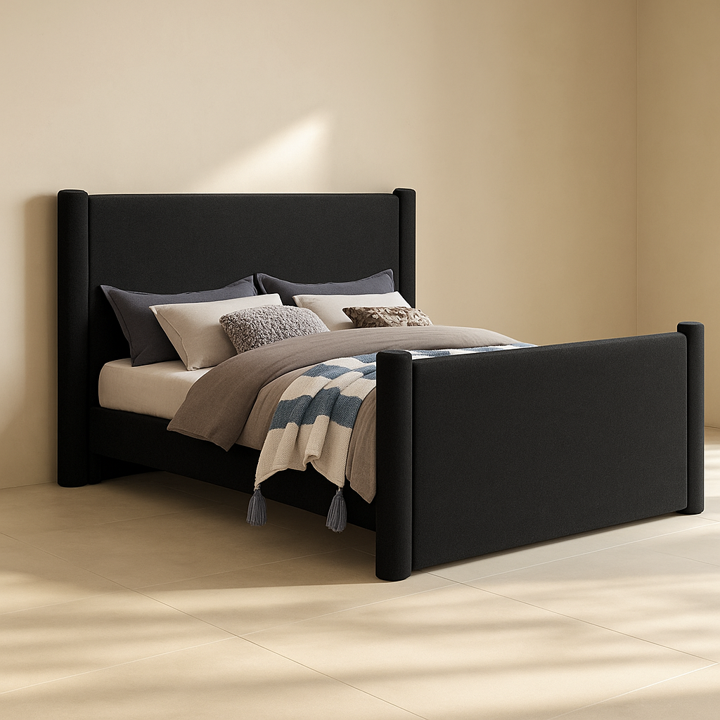 Elias Boucle Fabric Bed