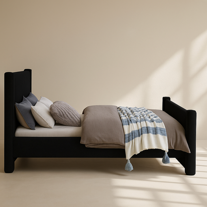 Elias Boucle Fabric Bed