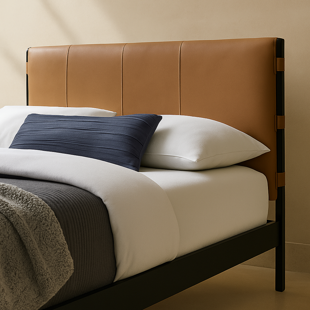 Abigail Vegan Leather Bed