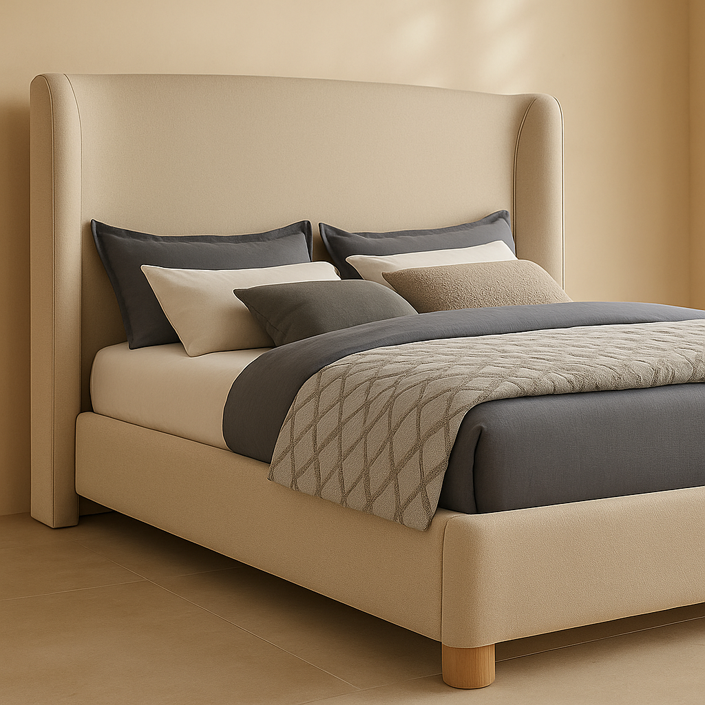 Penny Linen Fabric Bed