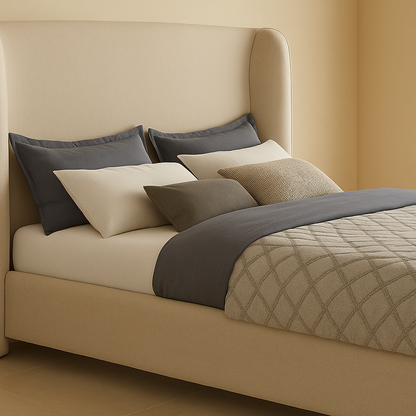 Penny Linen Fabric Bed