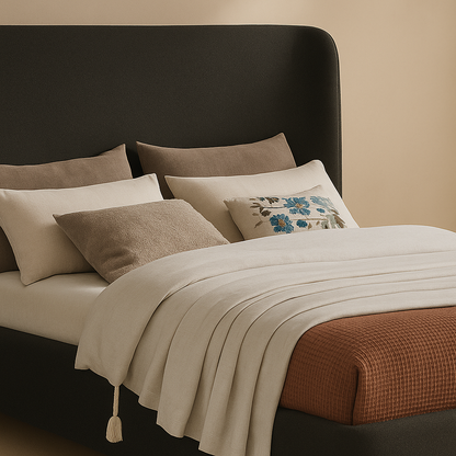 Penny Boucle Fabric Bed