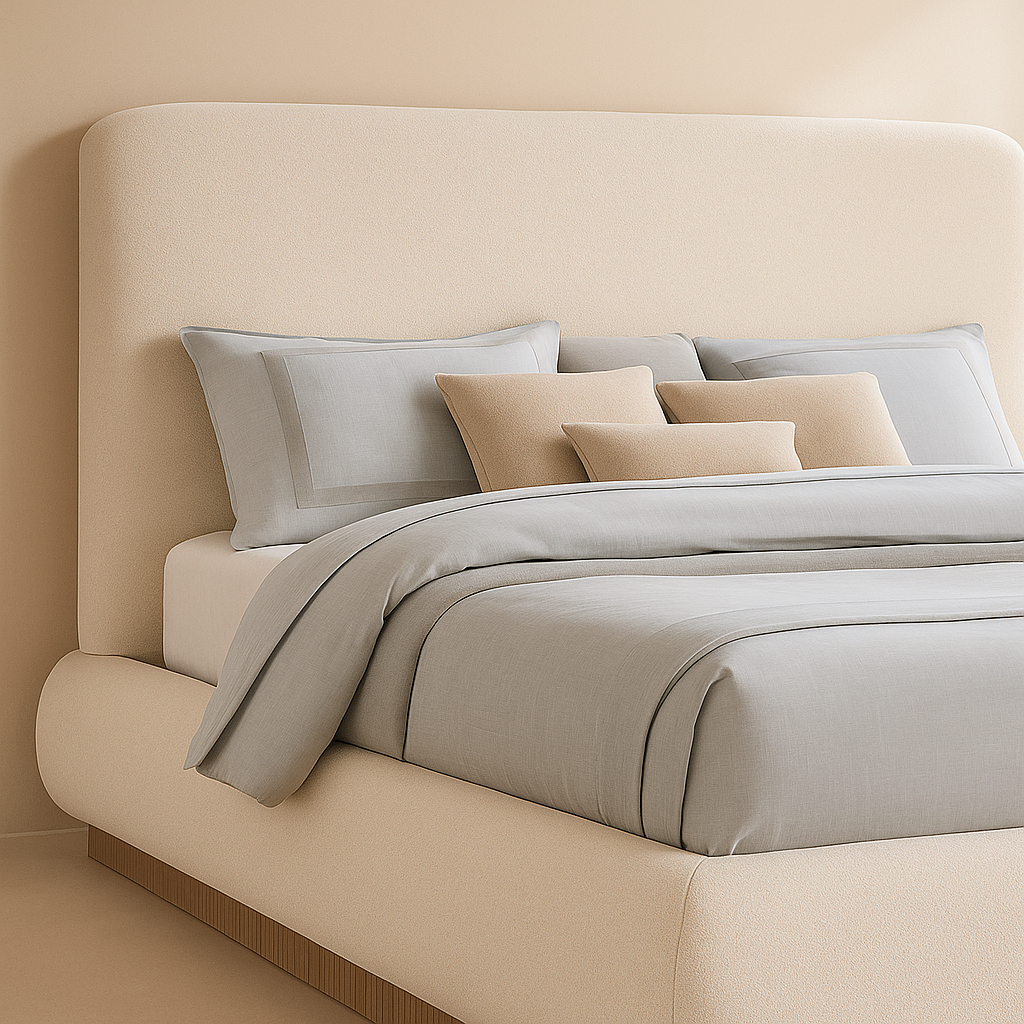 Rigby Boucle Fabric Bed