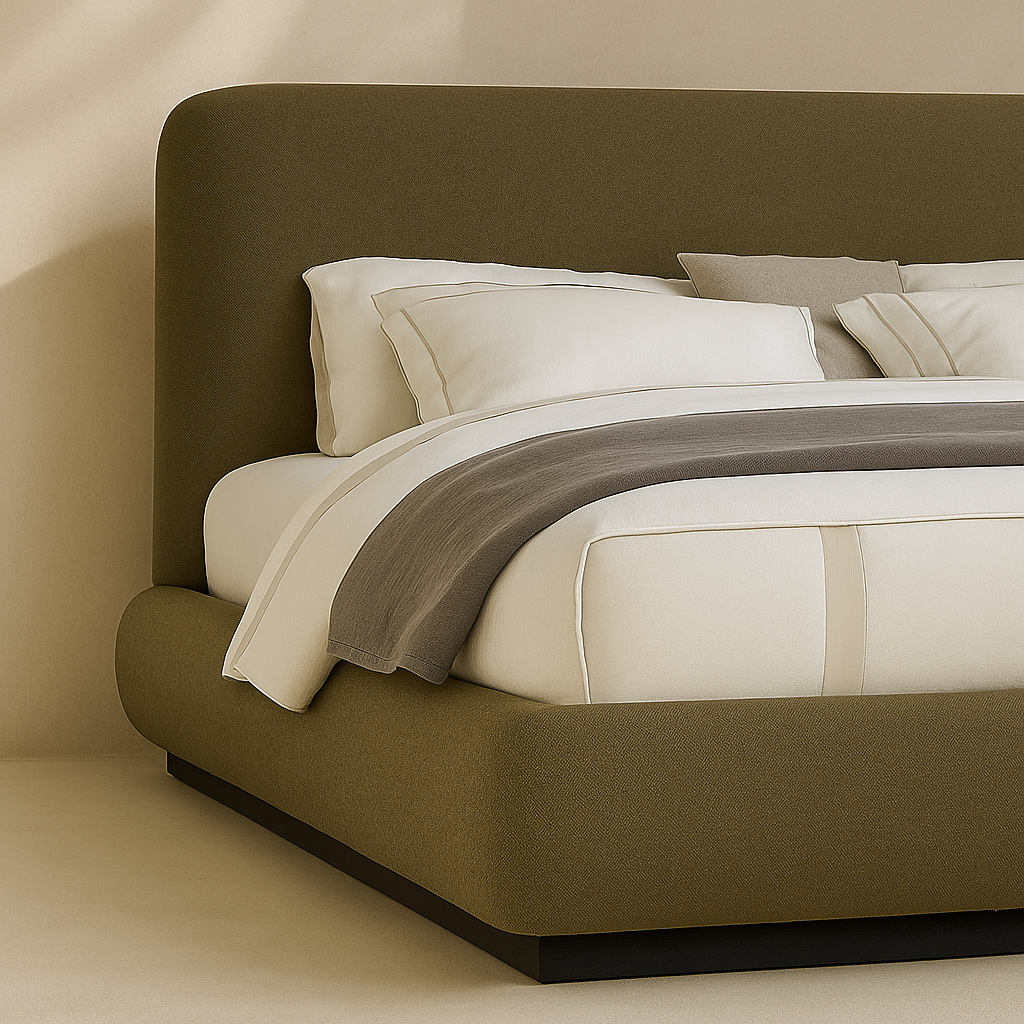 Rigby Boucle Fabric Bed