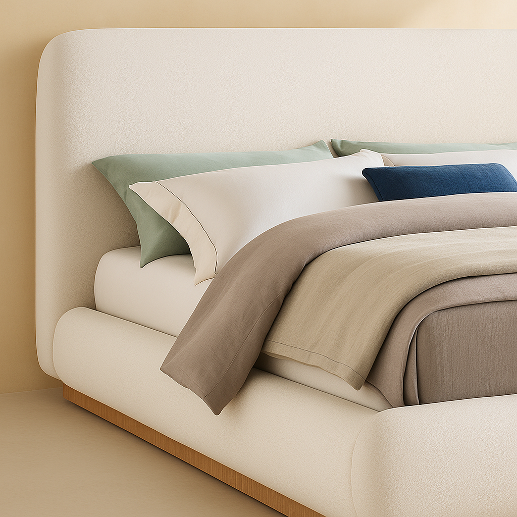 Rigby Linen Fabric Bed