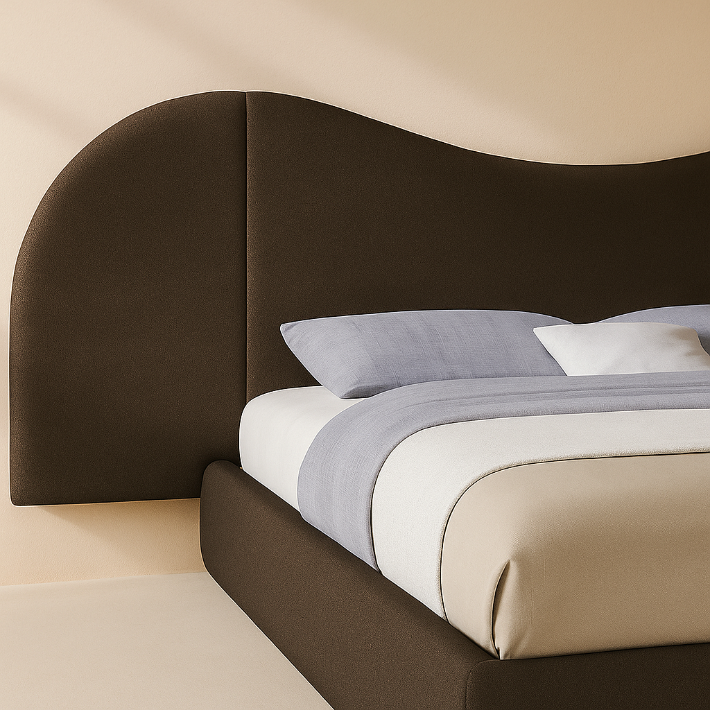 Everest Boucle Fabric Bed