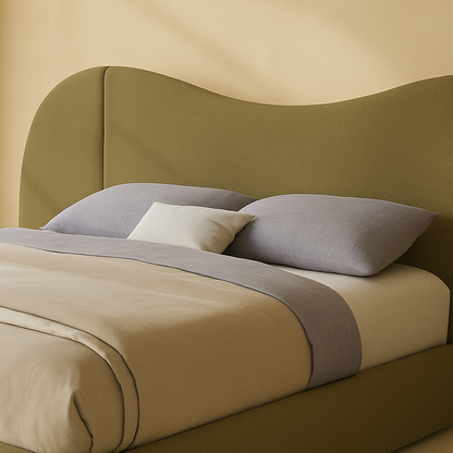 Everest Boucle Fabric Bed