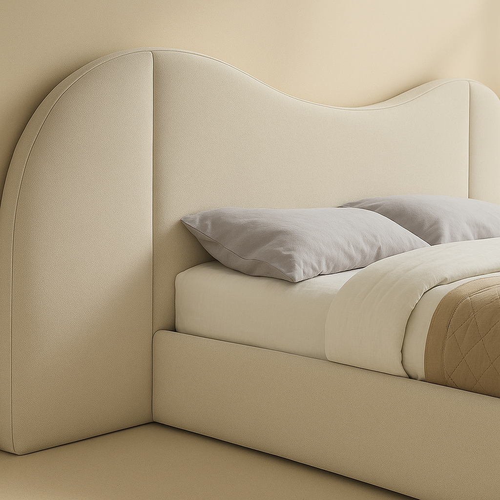 Everest Boucle Fabric Bed