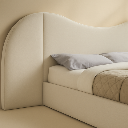 Everest Boucle Fabric Bed