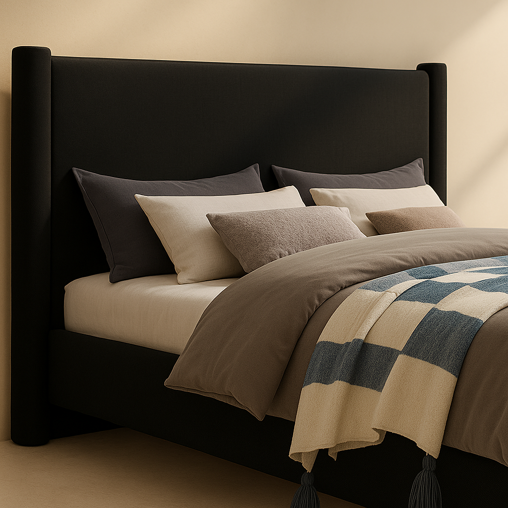 Elias Boucle Fabric Bed