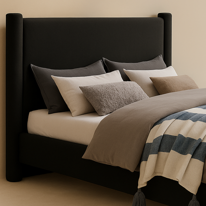 Elias Boucle Fabric Bed