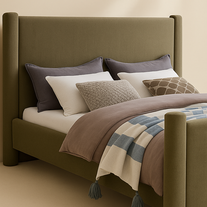 Elias Boucle Fabric Bed