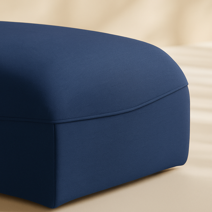 Miramar Linen Fabric Ottoman