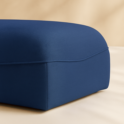 Miramar Linen Fabric Ottoman