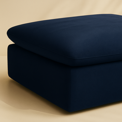 Cozy Velvet Ottoman