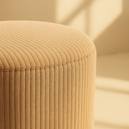 Roy Microsuede Stool | Ottoman