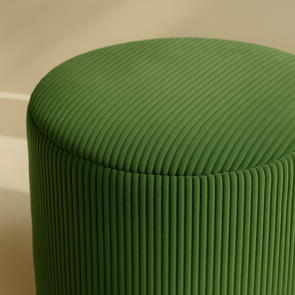 Roy Microsuede Stool | Ottoman