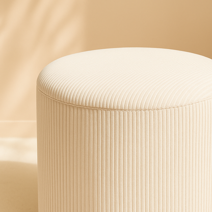 Roy Microsuede Stool | Ottoman