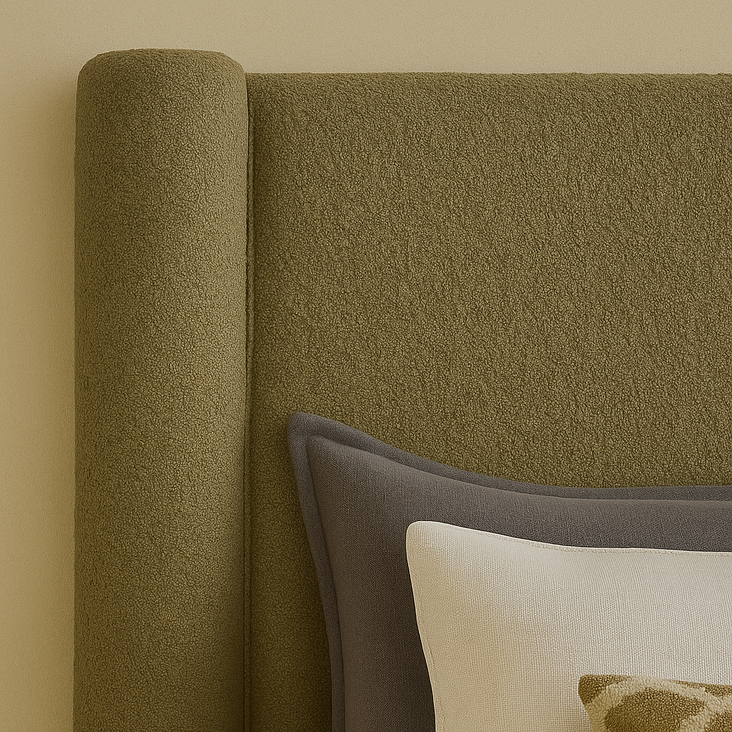 Elias Boucle Fabric Bed