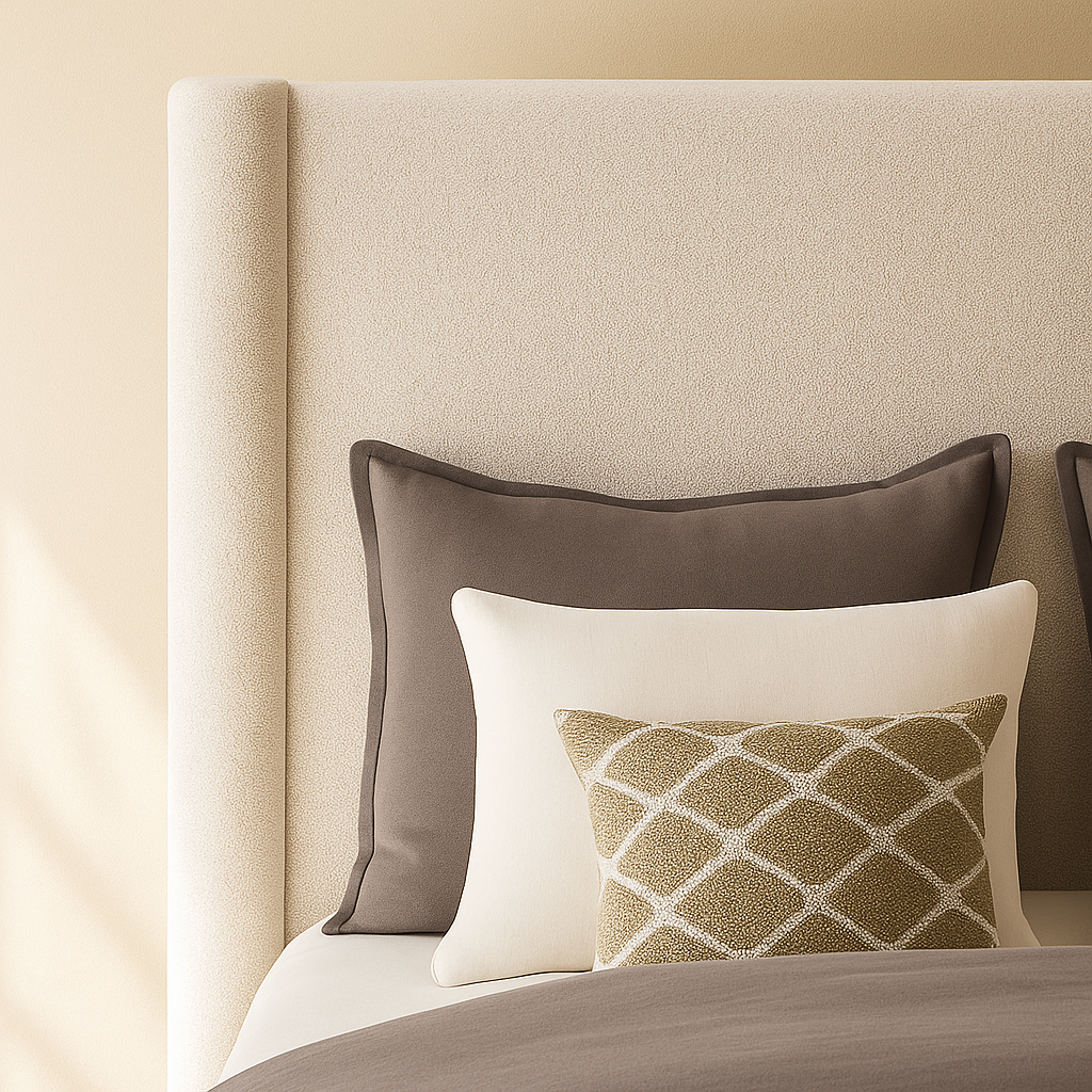 Elias Boucle Fabric Bed