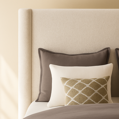 Elias Boucle Fabric Bed