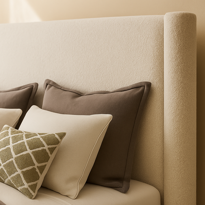 Elias Boucle Fabric Bed