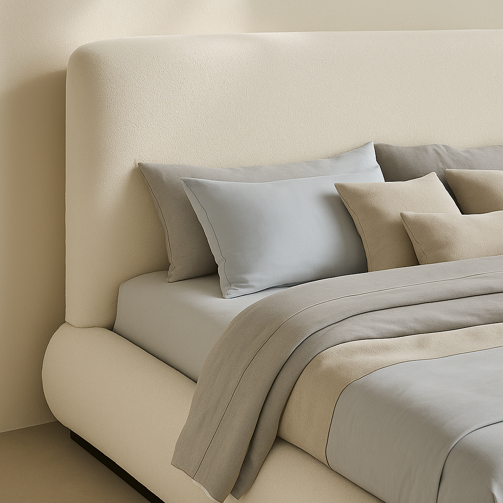 Rigby Boucle Fabric Bed