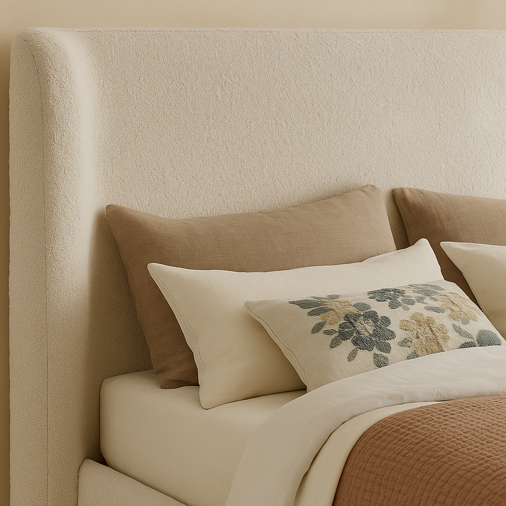 Penny Boucle Fabric Bed