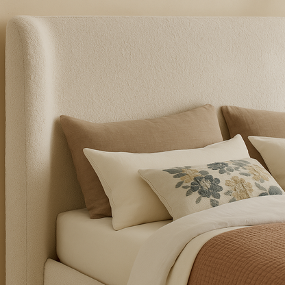 Penny Boucle Fabric Bed