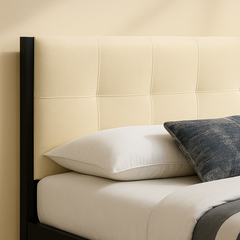 Abigail Vegan Leather Bed 