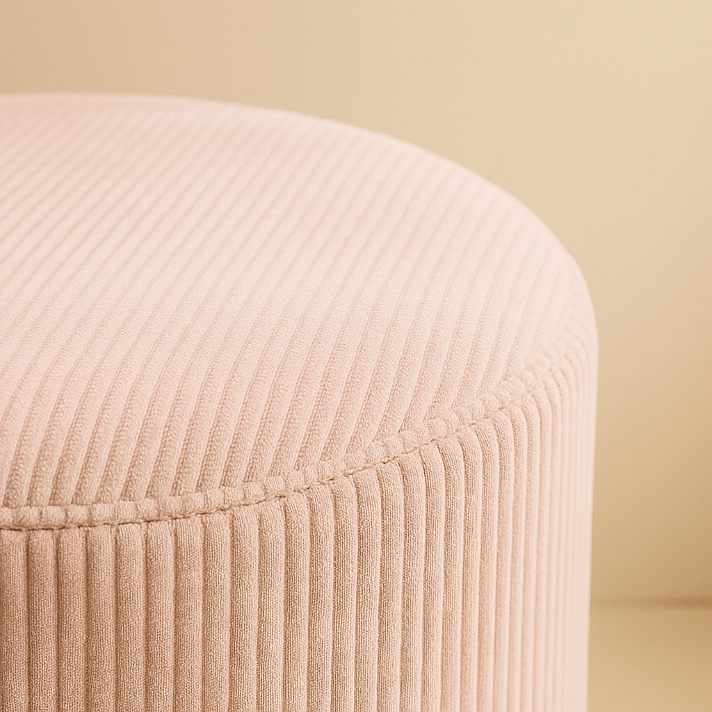 Roy Microsuede Stool | Ottoman