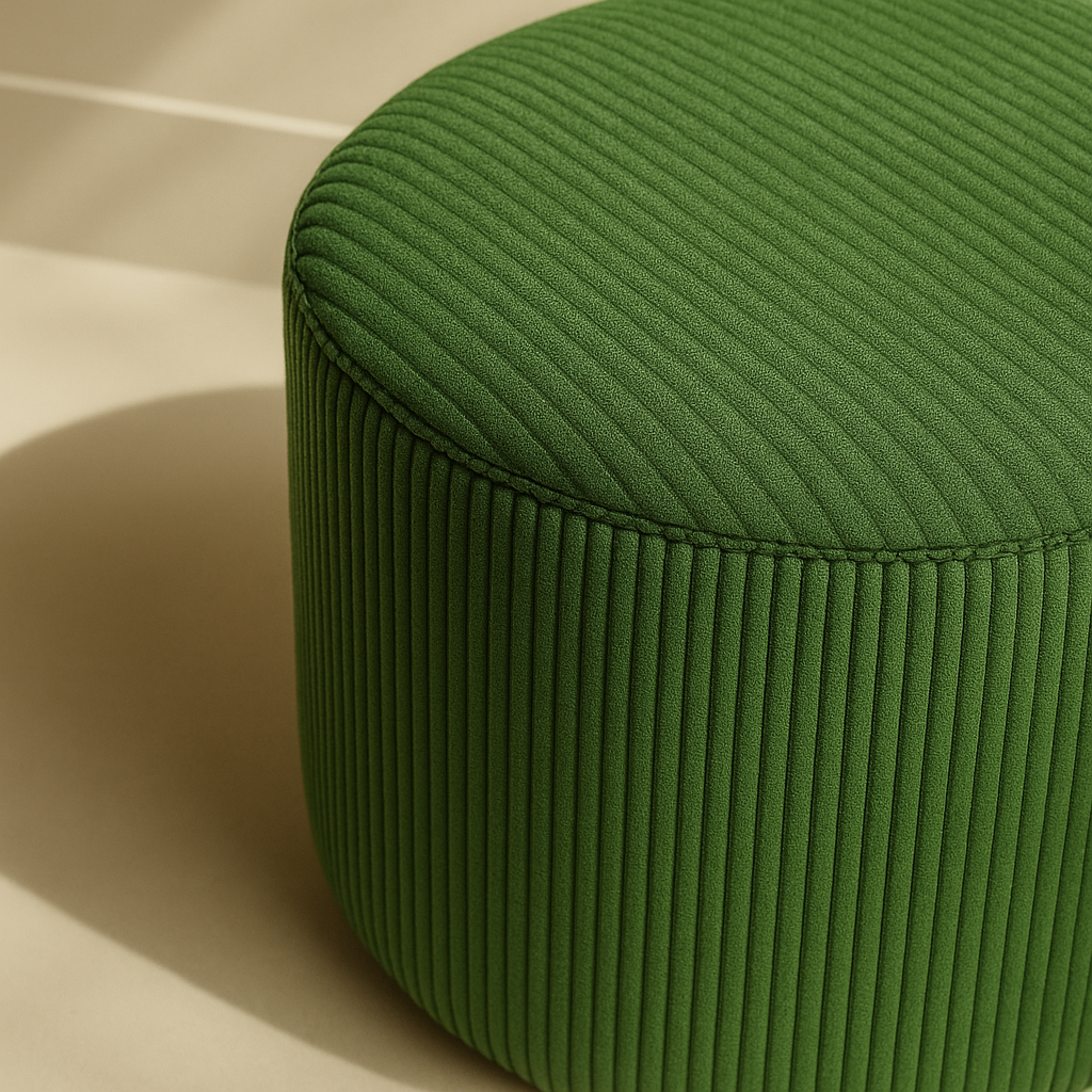 Roy Microsuede Stool | Ottoman