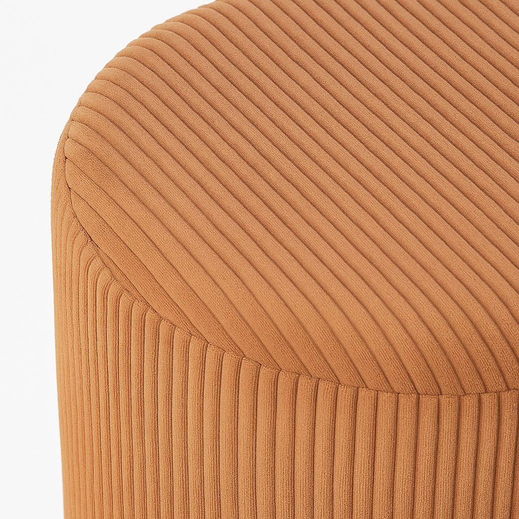 Roy Microsuede Stool | Ottoman