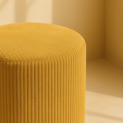 Roy Microsuede Stool | Ottoman