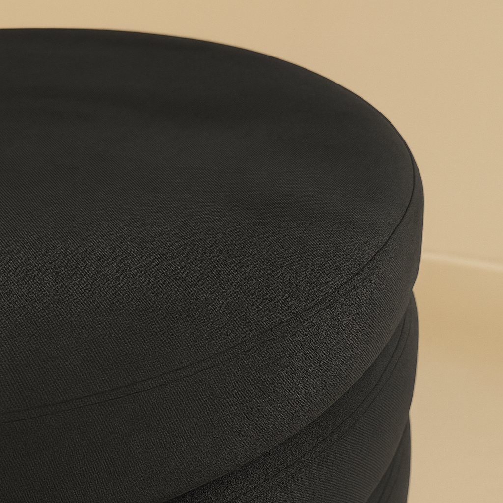 Aphia Boucle Fabric Ottoman | Coffee table