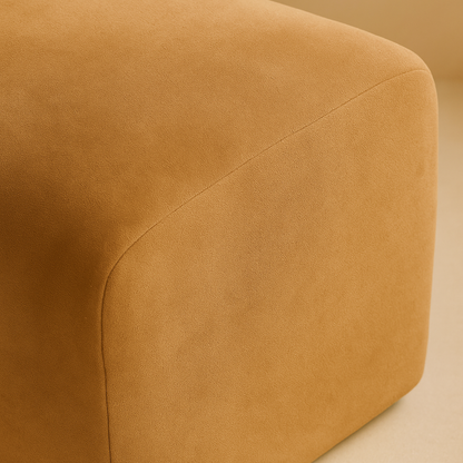 Arc Velvet Ottoman