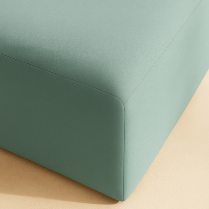 Arc Vegan Leather Ottoman