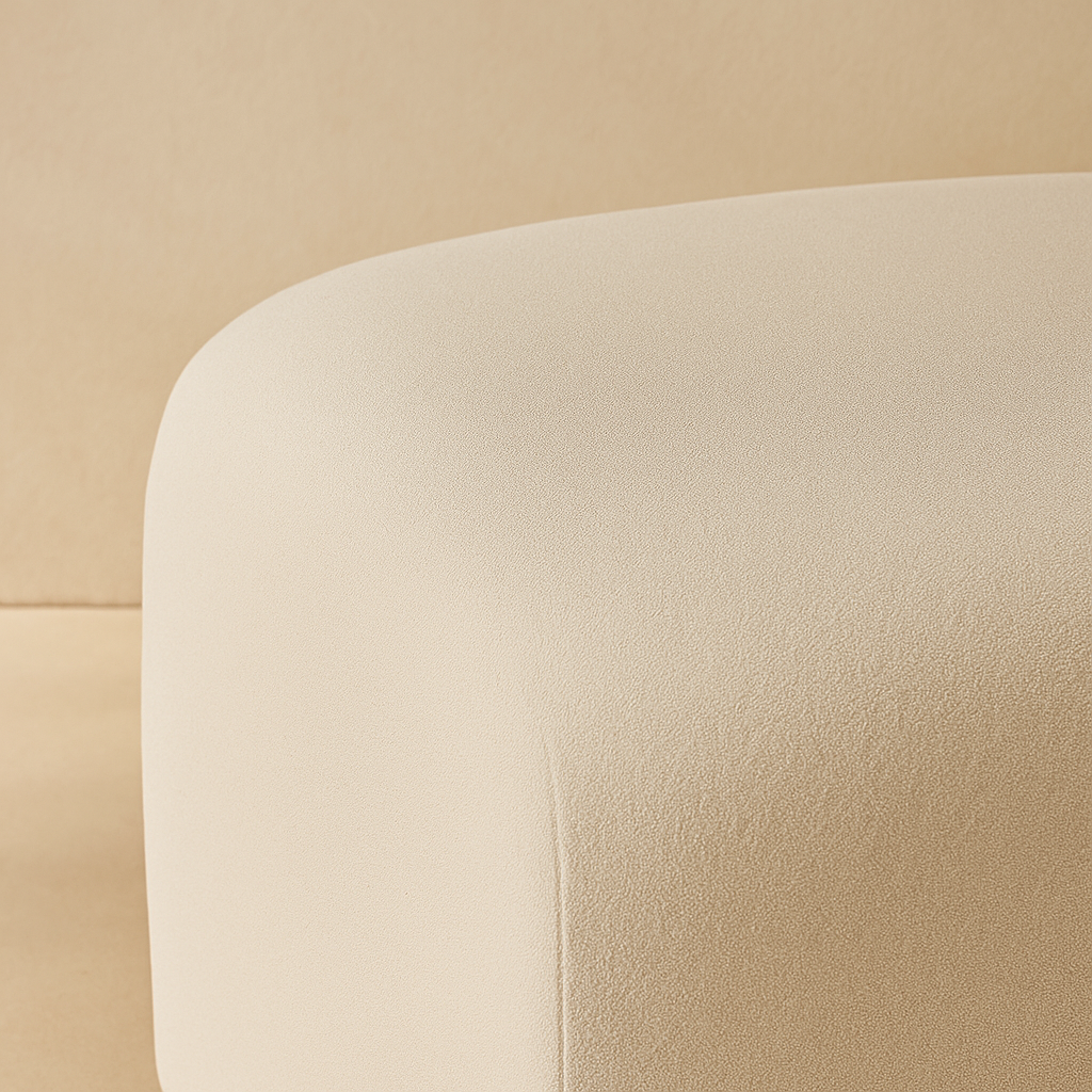 Arc Vegan Leather Ottoman