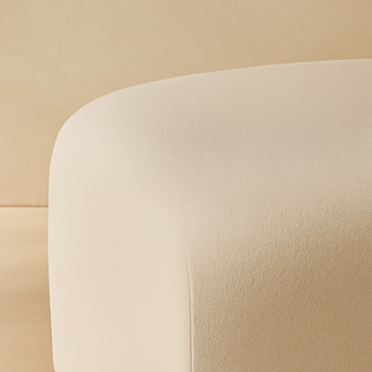 Arc Vegan Leather Ottoman