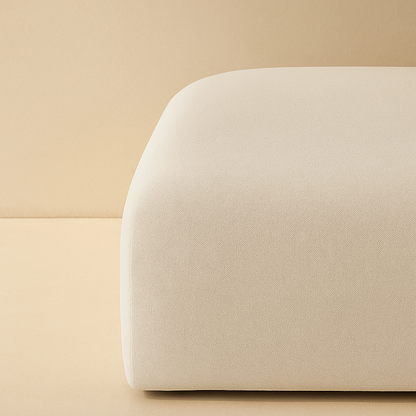 Arc Vegan Leather Ottoman