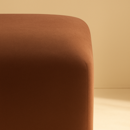 Arc Vegan Leather Ottoman