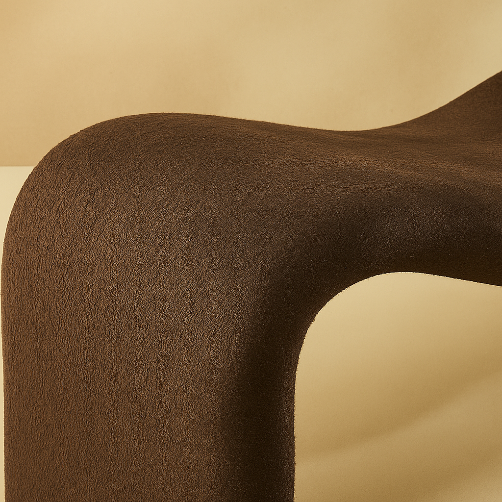 Willow Chenille Fabric Bench